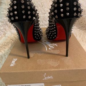 Christian Louboutin Black Spike Pumps